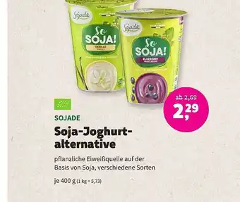 Biomarkt Sojade soja-joghurtalternative Angebot