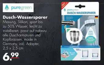 Handelshof Puregreen Dusch Wassersparer Angebot