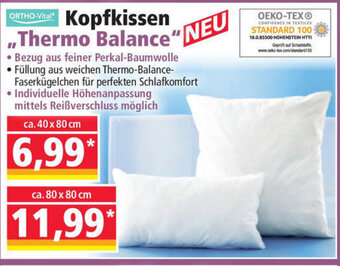 Norma Ortho-Vital Kopfkissen ,,Thermo Balance" Angebot