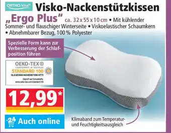 Norma Ortho-Vital Visko Nackenstützkissen ,,Ergo Plus" Angebot