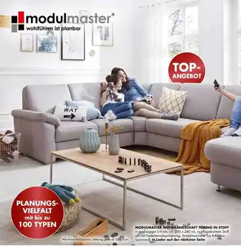 Trösser Modulmaster Wohnlandschaft Torino In Stoff Angebot