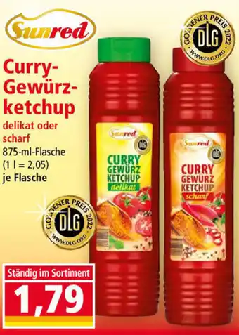 Norma Sunred Curry Gewürzketchup 875 ml Flasche Angebot