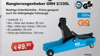 Stabilo Fachmarkt Güde rangierwagenheber grh Angebot