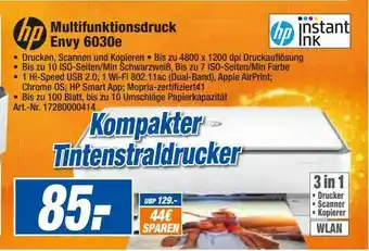 expert Techno Land Hp multifunktionsdrucker envy 6030e Angebot