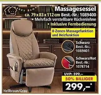 Norma24 Happy home massagesessel Angebot