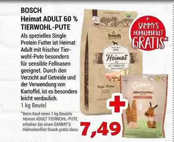 Zookauf Bosch heimat adult 60 % tierwohl-pute Angebot