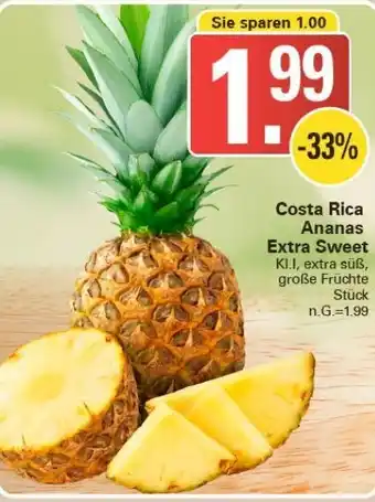 WEZ Costa Rica Ananas Extra Sweet Angebot