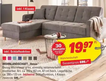 Höffner Wohnlandschaft „venus“ Angebot