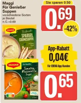 WEZ Maggi Für Genießer Suppen Angebot