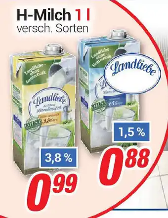 CENTERSHOP H-Milch 1L Angebot