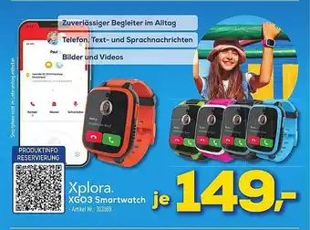 Euronics Berlet Xplora xgo3 smartwatch Angebot