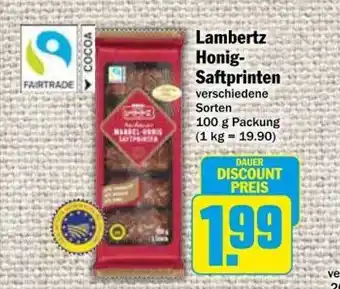 dodenhof Lambertz honig-saftprinten Angebot