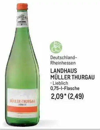 METRO Deutschland-rheinhessen landhaus müller thurgau Angebot