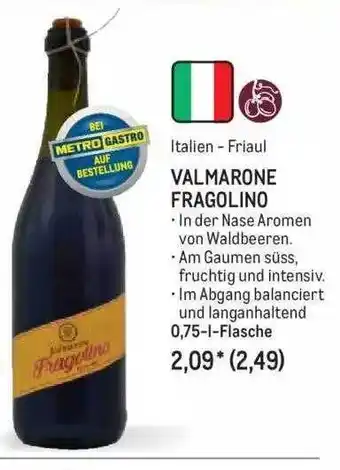 METRO Valmarone fragolino Angebot