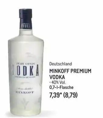 METRO Deutschland minkoff premium vodka Angebot