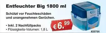 Stabilo Fachmarkt Entfeuchter big 1800 ml Angebot