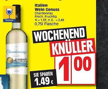 Italien wein genuss Angebot bei Edeka