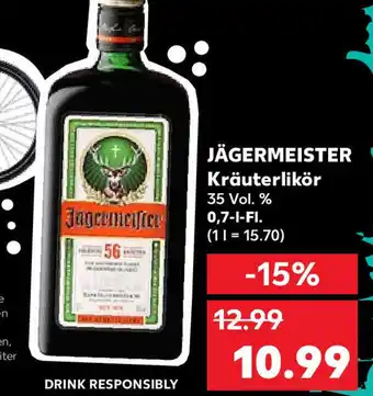 Kaufland Jägermeister Kräuterlikör 0,7 L-Fl. Angebot