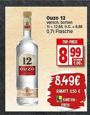 Elli Markt Ouzo 12 Angebot