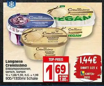 Elli Markt Langnese cremissimo Angebot