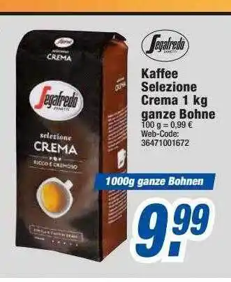 HEM Expert Segafredo kafee selezione crema ganze bohne Angebot