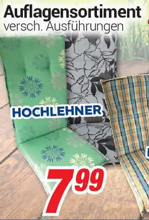 CENTERSHOP Auflagensortiment Hochlehner Angebot