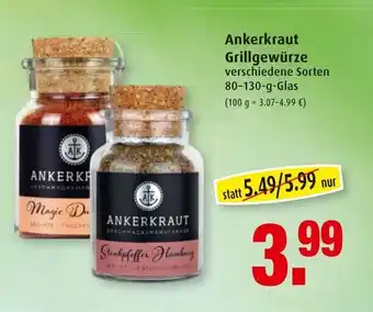 Markant Ankerkraut Grillgewürze 80-130g Angebot