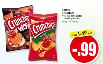 Markant Lorenz Crunchips 110-175 g Beutel Angebot