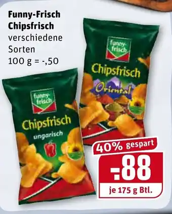 REWE Funny Frisch Chipsfrisch 175 g Beutel Angebot