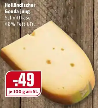 REWE Holländischer Gouda jung 100g Angebot