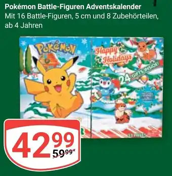 Globus Pokemon Battle-Figuren Adventskalender Angebot