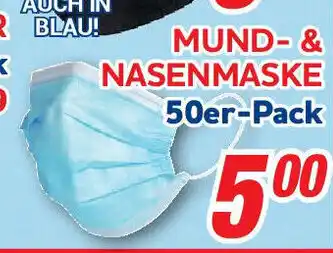 CENTERSHOP Mund-& Nasenmaske 50er Pack Angebot