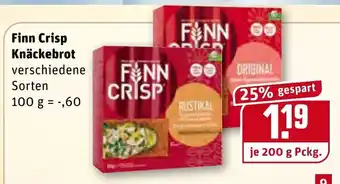 REWE Finn Crisp Knäckebrot 200g Angebot