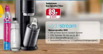 REWE Sodastream Duo Sprudler Titan Angebot