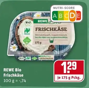 REWE Rewe Bio Frischkäse 175g Angebot