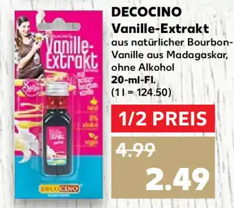 Kaufland Decocino Vanille Extrakt 20 ml Fl. Angebot