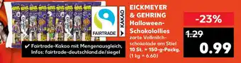 Kaufland Eickmeyer & Gehring Halloween Schokolollies 150 g Packg. Angebot