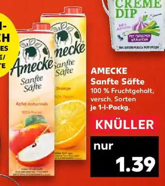 Kaufland Amecke Sanfte Säfte 1 L Packg. Angebot