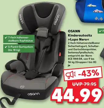 Kaufland Osann Kinderautositz Lupo Nero Angebot