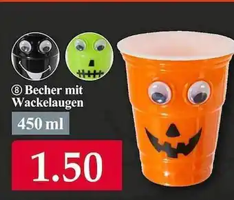 Woolworth Becher wackelaugen Angebot
