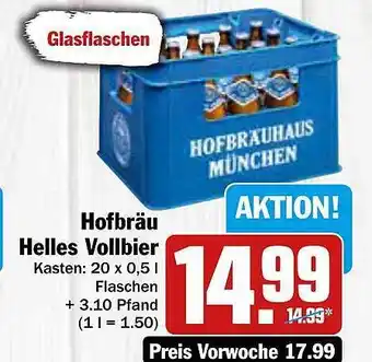 AEZ Hofbräu helles vollbier Angebot