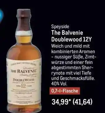 METRO Speyside the balvenie doublewood 12y Angebot