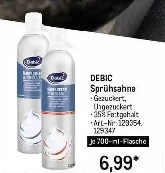 METRO Debix sprühsahne Angebot