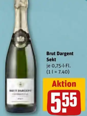 REWE Brut Dargent Sekt 0,75 L-Fl. Angebot