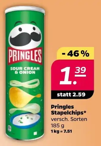 NETTO Pringles Stapelchips 185 g Angebot