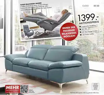 Trösser Cuoio Relaxsessel Madrid Angebot