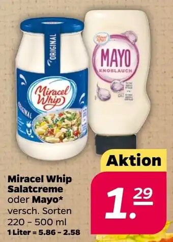 NETTO Miracel Whip Salatcreme oder Mayo 220-500 ml Angebot