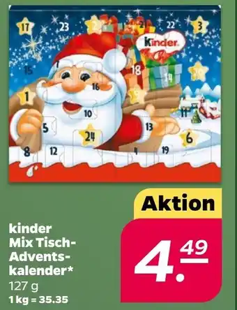 NETTO Kinder Mix Tisch Adventskalender 127 g Angebot