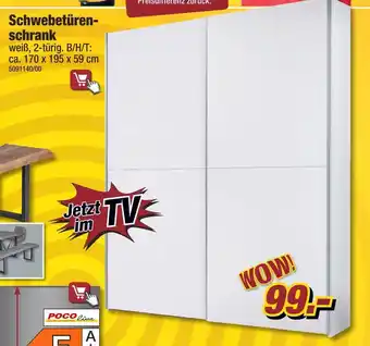 Poco Schwebetürenschrank Angebot