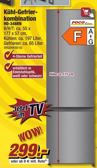 Poco Poco line kühl-gefrierkombination Angebot